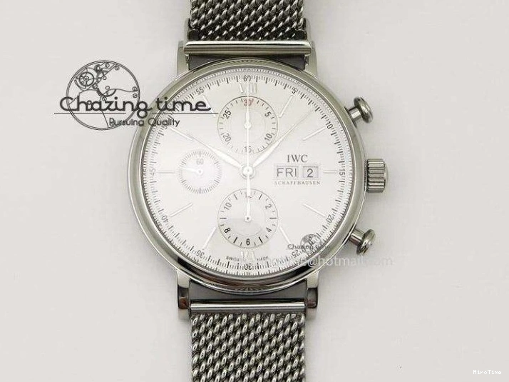 MIROTIME 0124 Timeless Big Pilot Real PR IW500901 ZF 1:1 Best Edition On Black Leather Strap A 7340